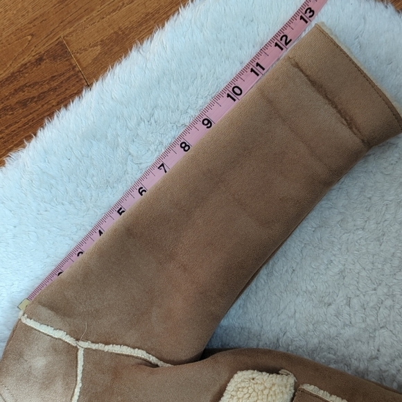 LAND'S END kids baby faux sherpa jacket coat hood - Picture 9 of 10